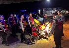 Wujudkan Kamtibmas Kondusif, Polres Way Kanan Gelar Patroli Malam di Jalinsum Bumi Baru