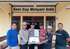 Sinergi Jaga Kamtibmas, Warga Karta Jaya Serahkan Senpi Rakitan kepada Polsek Negara Batin