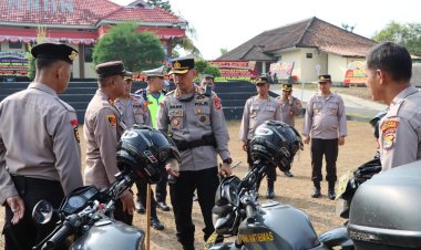 Apel Perdana Kapolres Way Kanan: Tekankan Soliditas, Disiplin, SOP, hingga Pengecekan Randis dan Senpi Dinas