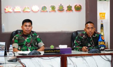 Danpuslatpur Kodiklatad Terima Paparan Kesiapan Latihan Menembak Terintegrasi Yonarmed 9 & Yonarmed 10 Kostrad