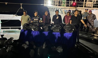 Ketamin Raksasa Digagalkan Tim Gabungan di Bintan! 8 ABK Tak Berkutik