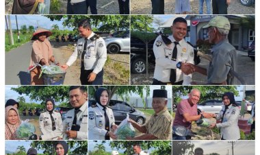 Sambut HUT Ke-81 RI, LPKA Banda Aceh Bagikan Puluhan Paket Sayuran Gratis kepada Warga