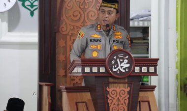 Dari Masjid Babuttaubah, Kapolres Aceh Tengah Serukan Warga Tangkal Hoaks dan Kenakalan Remaja