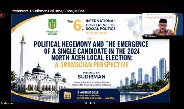 Haji Uma Tampil sebagai Presenter di Forum Internasional ICOSOP 2026, Bawa Isu Politik Aceh ke Panggung Akademik Global