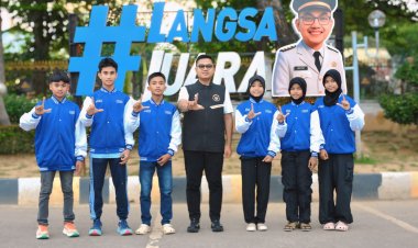 Wali Kota Langsa Jeffry Sentana Lepas Kontingen O2SN Tingkat Nasional Tahun 2026 ke Jawa Barat