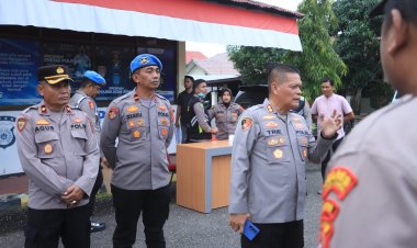 Perkuat Disiplin Personel, Kapolres Aceh Utara Perintahkan Propam Laksanakan Tes Urine