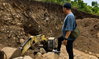 Polres Way Kanan Tindaklanjuti Informasi Dugaan Tambang Batu di Kampung Bukit Gemuruh