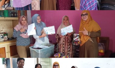 Warga Muktiwari Terima Bantuan Modal Usaha Rp2,5 Juta dari Kades Bahrudin