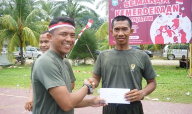 Rayakan HUT RI Ke-81, Kodim 0117/Aceh Tamiang Meriahkan Suasana dengan Beragam Perlombaan