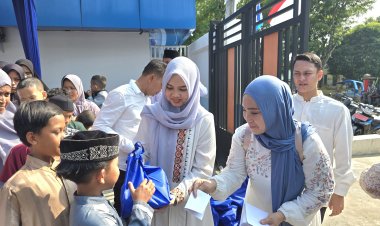 Tasyakuran Nasional HUT ke-28 PAN, DPD PAN Kota Langsa Santuni Ratusan Anak Yatim