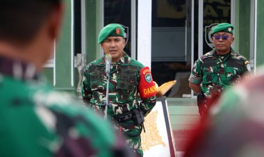 Dandim 0104/Aceh Timur Pimpin Apel Pagi Gabungan, Tekankan Kedisiplinan dan Kesiapsiagaan Personel