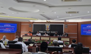 RAPAT KOORDINASI KESIAPSIAGAAN KARHUTLA DAN KEKERINGAN, DANDIM 0427/WAY KANAN DORONG LANGKAH PENCEGAHAN SEJAK DINI