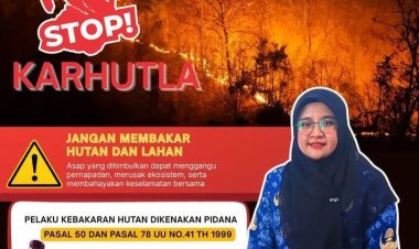 Satu Langkah Bersama untuk Bumi & Masa Depan! Dinas Koperasi Imbau Koperasi, UKM & Masyarakat Siaga Hadapi Karhutla!   