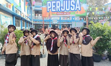 Keceriaan Melatih Kemandirian, SDIT Al-Qur'an Ulil Albab Cibitung Gelar Perkemahan Jumat Sabtu (PERJUSA)