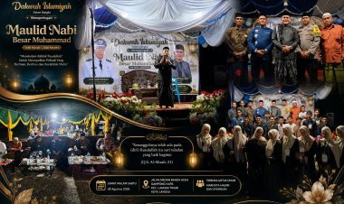 Ribuan Warga Tumpah Ruah Hadiri Dakwah Maulid Tgk Junaidi di Gampong Kapa