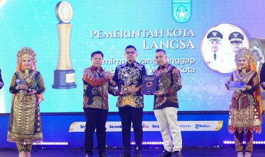 Pemko Langsa Raih Serambi Award 2026 Kategori Pemimpin yang Tanggap Kebutuhan Warga