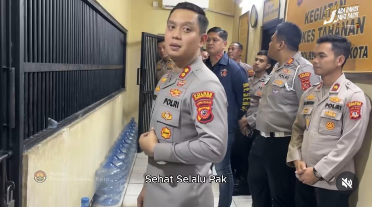 Kapolres Cirebon Kota Lakukan Inspeksi Mendadak Rutan Tengah Malam, Pastikan Keamanan dan Kondisi Penahanan Sesuai Standar