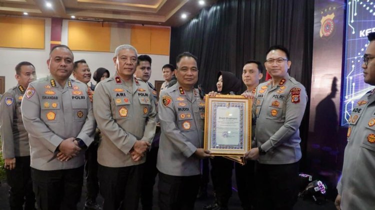 Polres Pidie Raih Penghargaan Kapolri atas Capaian Nilai IKPA Sempurna Tahun Anggaran 2025