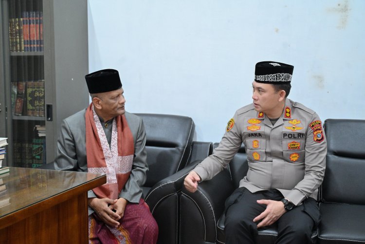 Kapolres Pidie Pererat Silaturahmi dengan Pimpinan HUDA Pidie, Ajak Jaga Damai Aceh dan Semarakkan HUT RI ke-81