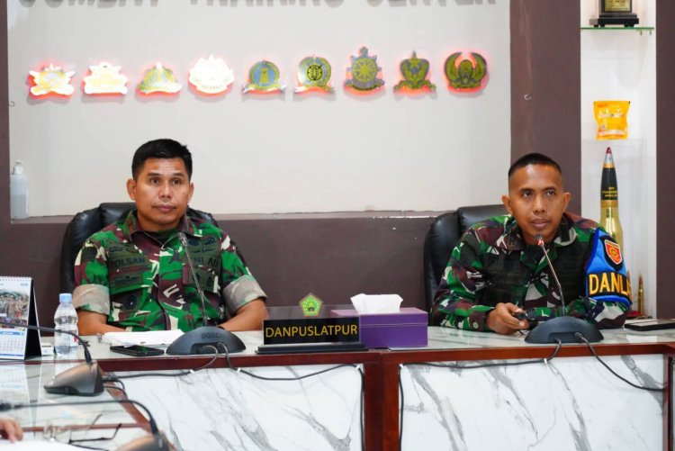 Danpuslatpur Kodiklatad Terima Paparan Kesiapan Latihan Menembak Terintegrasi Yonarmed 9 & Yonarmed 10 Kostrad