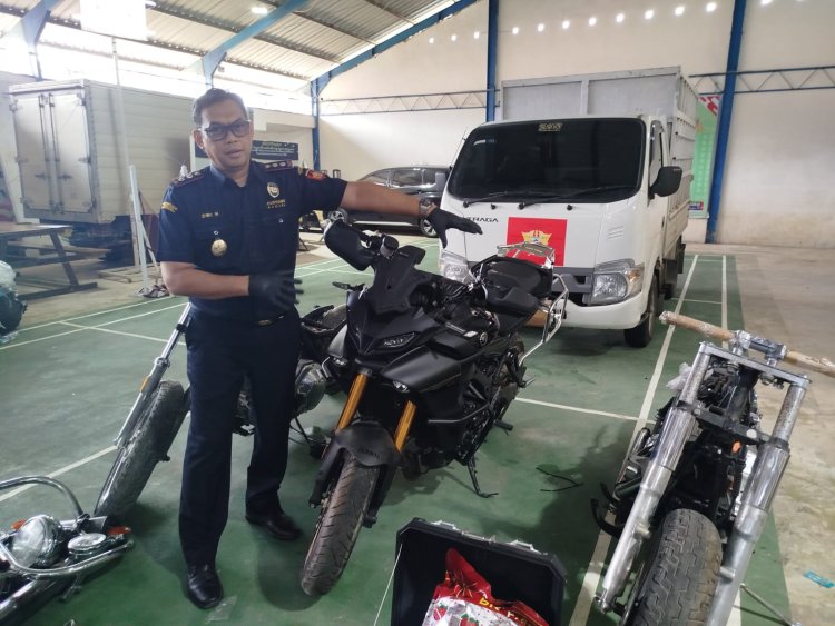 Bea Cukai Langsa dan Medan Gagalkan Penyelundupan 3 Moge, Negara Selamatkan Rp1,8 Miliar