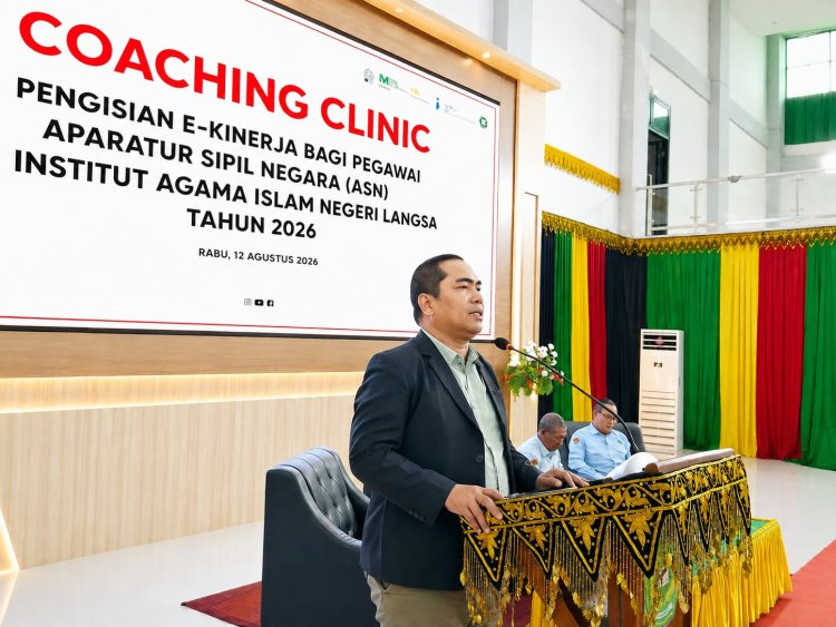 IAIN Langsa Gelar Coaching Clinic E-Kinerja ASN 2026, Warek I Tekankan Kinerja Berbasis Hasil