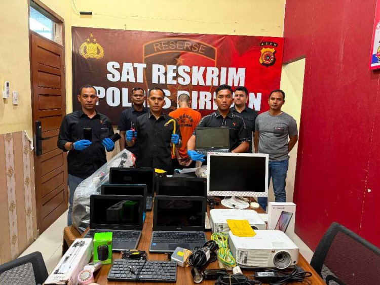 Polres Bireuen Ungkap Sindikat Pencurian di Sekolah, Kerugian Capai Rp1 Miliar