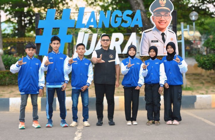 Wali Kota Langsa Jeffry Sentana Lepas Kontingen O2SN Tingkat Nasional Tahun 2026 ke Jawa Barat