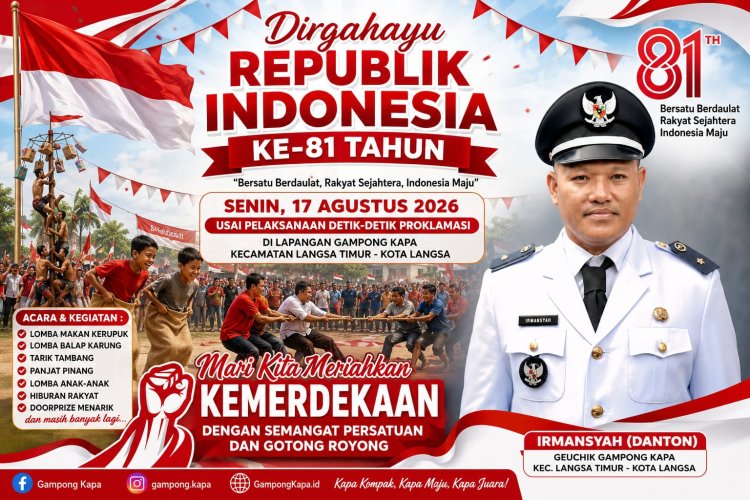 Meriahkan HUT RI ke-81, Gampong Kapa Gelar Berbagai Kegiatan Semarak Kemerdekaan