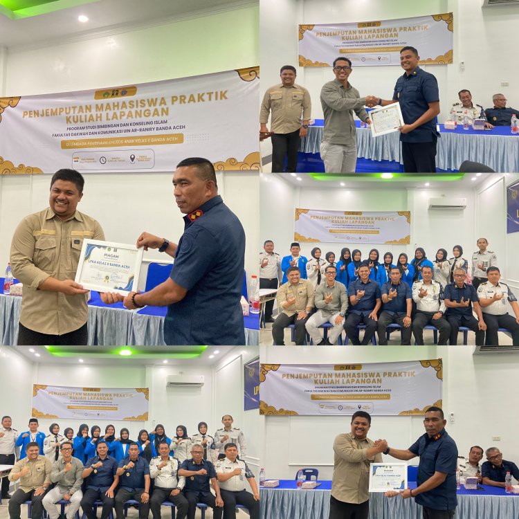 Perkuat Pembinaan Anak Binaan, LPKA Banda Aceh Apresiasi Mahasiswa BKI UIN Ar-Raniry
