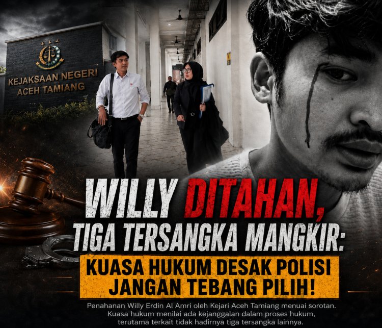 Willy Ditahan, Tiga Tersangka Mangkir: Kuasa Hukum Desak Polisi Jangan Tebang Pilih!