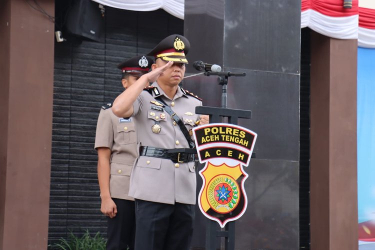 Polres Aceh Tengah Peringati Hari Juang Polri, Kapolres Tanamkan Nilai-Nilai Patriotisme