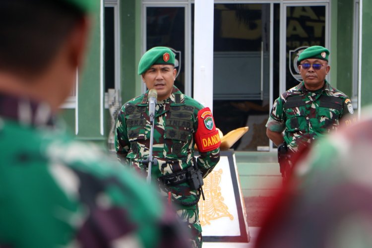 Dandim 0104/Aceh Timur Pimpin Apel Pagi Gabungan, Tekankan Kedisiplinan dan Kesiapsiagaan Personel