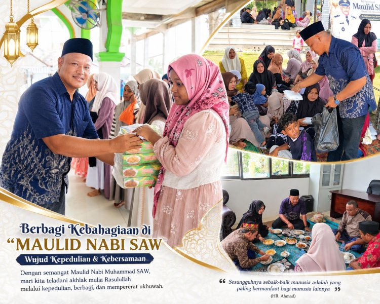 Gampong Kapa Semarakkan Maulid Nabi, Anak Yatim Disantuni dan Pejabat Pemerintahan Hadir