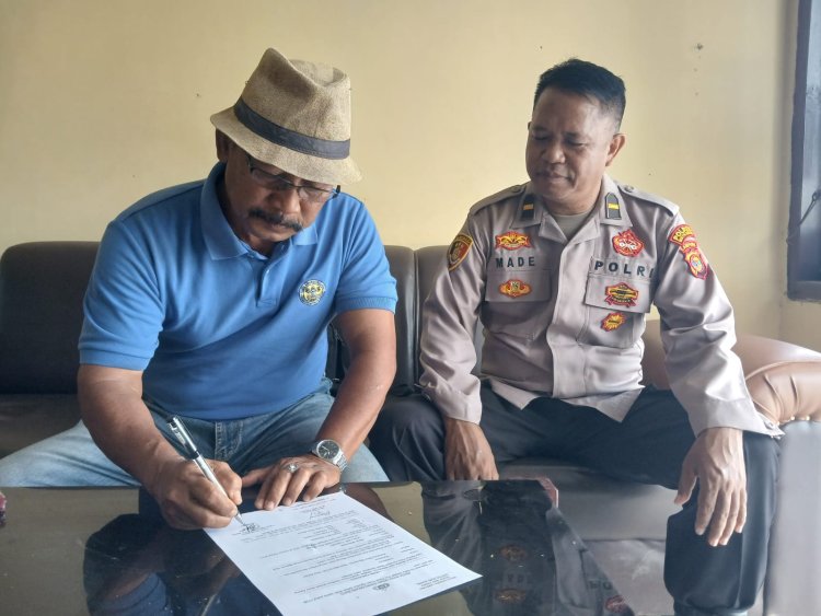 Warga Serahkan Senjata Api Rakitan, Wujud Nyata Kesadaran Hukum Masyarakat Bumi Agung