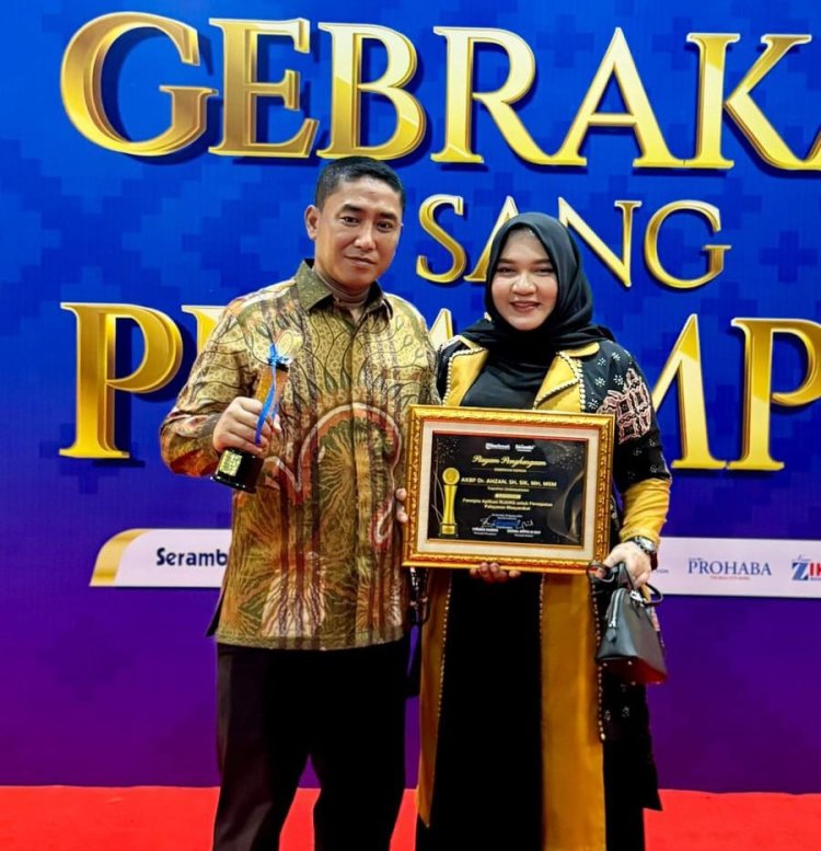 Percepat Pelayanan Warga Lewat RIJANG, Kapolres Lhokseumawe Raih Penghargaan Serambi Award