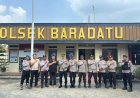 Kunker di Polsek Baradatu, Kapolres Way Kanan Tekankan Jajaran Tidak Ada Personel Terlibat Judi dan Narkoba