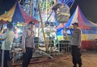 Jaga Kondusivitas Wilayah, Personel Polsek Kasui Amankan Kegiatan Pasar Malam