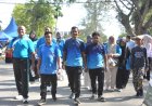 Kompak di Minggu Pagi, Geuchik Gampong Kapa Irmansyah dan Perangkat Ramaikan CFD Langsa