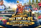 Semarak HUT TNI ke-81, Dandim 0104/Aceh Timur Buka Turnamen Bola Voli Dandim Cup 2026