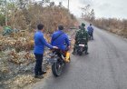 CEGAH KARHUTLA  KORAMIL 427‑03/ BLAMBANGAN UMPU BERSAMA INSTANSI TERKAIT GELAR PATROLI ANTISIPASI KEBAKARAN