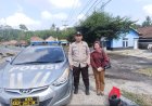 Terima Laporan Polisi 110, Polsek Baradatu Sigap Bantu Warga yang Kendaraannya Mogok di Jalinsum