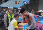 Sambut HUT ke-71 Lalu Lintas Bhayangkara, Kapolres Majalengka Bagikan 60 Helm SNI & Berbagi dengan Warga Kurang Mampu
