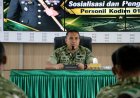 Cegah Penyalahgunaan Narkoba, Dandim 0104/Aceh Timur Perkuat Pengawasan Internal Prajurit