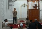 Subuh Keliling di Masjid Agung Babussalam, Kapolres Bener Meriah Mohon Doa dan Dukungan Masyarakat