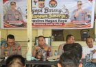 Kapolres Nagan Raya Ngopi Bareng Awak Media, Bangun Sinergi dan Perkuat Kemitraan
