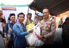 Kapolres Aceh Tengah Salurkan Bantuan Ketua Umum Bhayangkari untuk Warga Huntara Linge