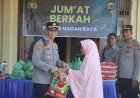 Jum’at Berkah, Polres Nagan Raya Bagikan Sembako dan Gelar Layanan Kesehatan Gratis