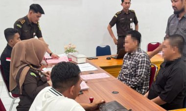 Tiga Tersangka Narkotika Dilimpahkan ke Kejari Aceh Barat Bersama Barang Bukti