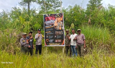 Cegah Karhutla, Polres Aceh Tengah Perkuat Sosialisasi hingga Pasang Spanduk